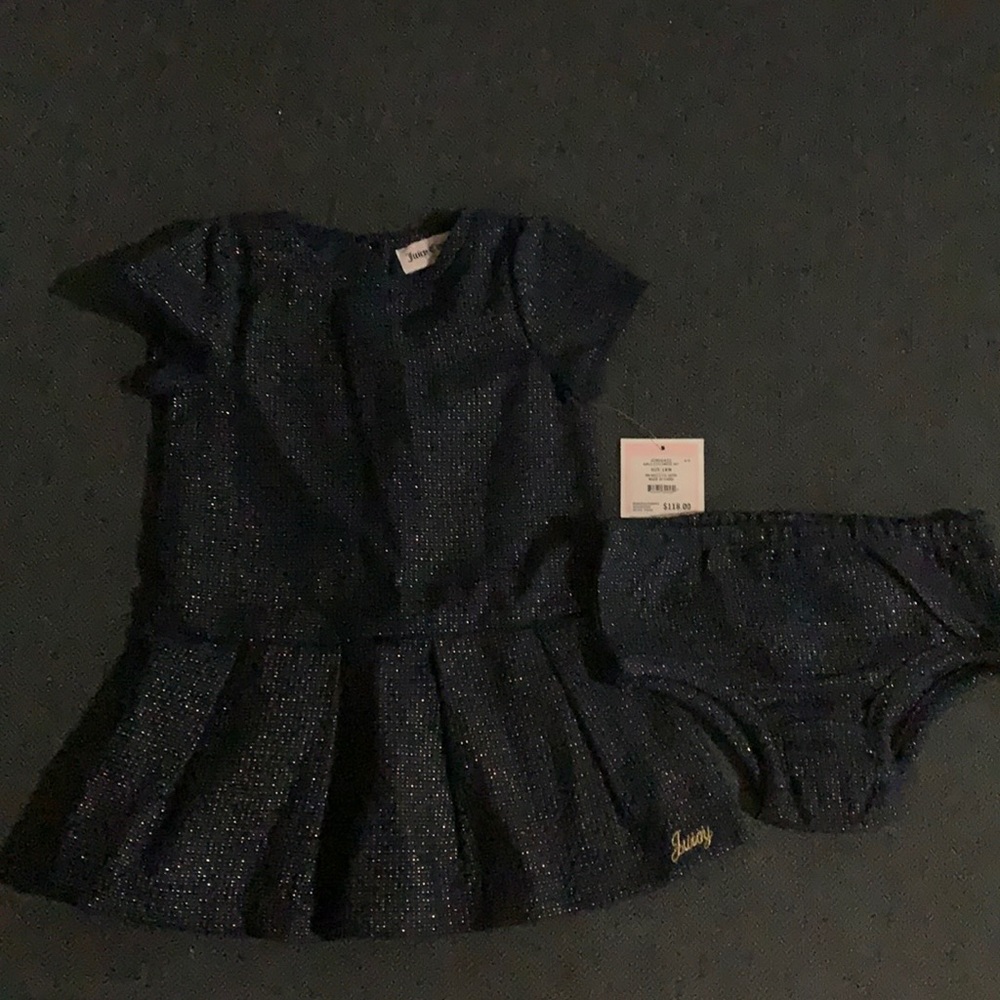Juicy Couture size 18M Baby dress 2pc dress set